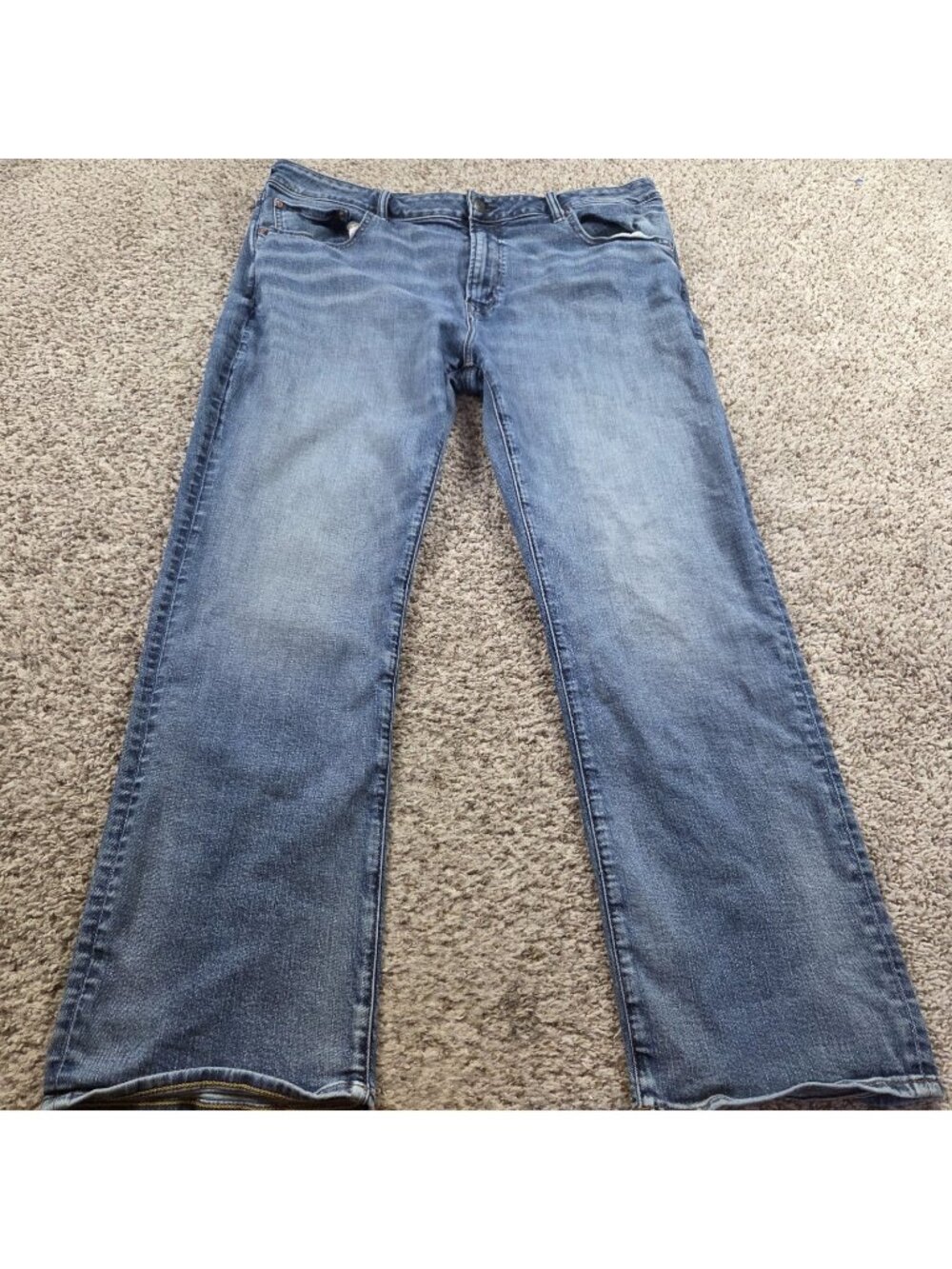 American Eagle Jeans Mens 40x30.5 Tag 40x32 Original Bootcut Medium Wash Denim